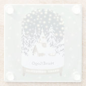 holydays_1_a bright Christmas_1 グラス コースター (裏面)