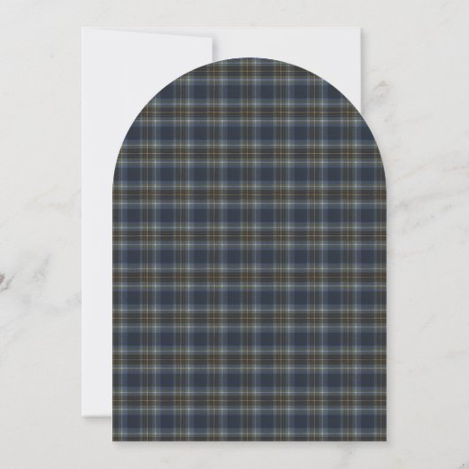 Holyrood Original Tartan Wedding Invitation 招待状 (裏面)
