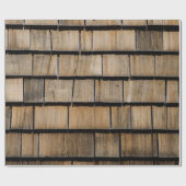 Holz Schindeln ラッピングペーパー (フラット)