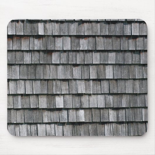 Holzschindeln Schindeln wood shingles マウスパッド (正面)
