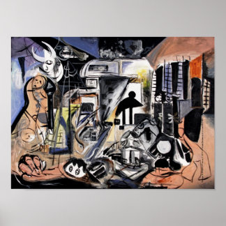 Homage Cubism POSTER /デザインby VinnyFish ポスター