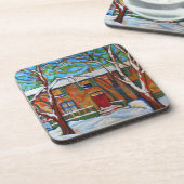 Homage To Lawren Harris Coaster Set of 6 コースター (左側)