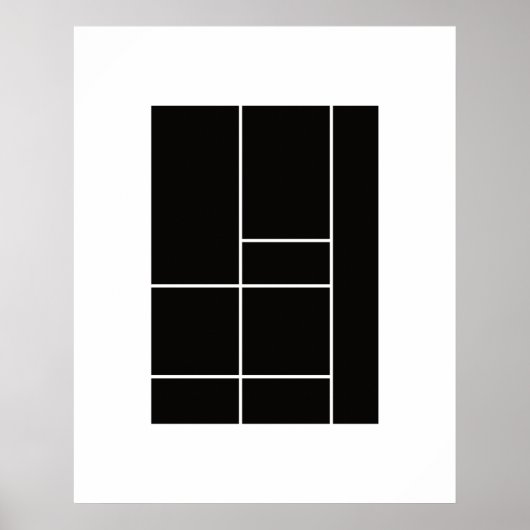 Homage to Mondrian 1.1 ポスター (正面)