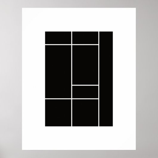 Homage to Mondrian 1.3 ポスター (正面)