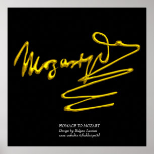 HOMAGE TO MOZART ポスター