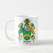 Homanの家紋 コーヒーマグカップ (左)