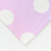 Hombre Poka Dots フリースブランケット (角)