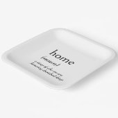 HOMEの辞書的定義 ペーパープレート (傾斜あり)