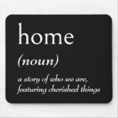 HOMEの辞書的定義 マウスパッド (正面)
