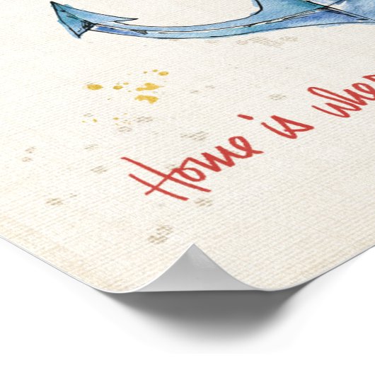 Homeはいかり ポスター (角)