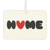 Homeはハート カーエアーフレッシュナー (正面)