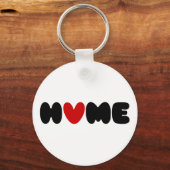 Homeはハート キーホルダー (正面)