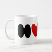 Homeはハート コーヒーマグカップ (左)
