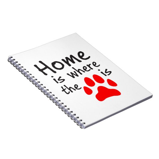 Homeは前部印刷がNotebookである場所 ノートブック (右側)