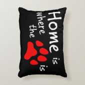 Homeは前部印刷の場所 アクセントクッション (正面(垂直))