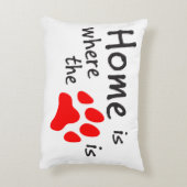 Homeは前部印刷の場所 アクセントクッション (裏面(縦))