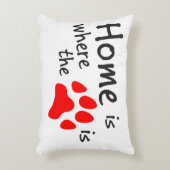 Homeは前部印刷の場所 アクセントクッション (正面(垂直))