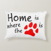 Homeは前部印刷の場所 アクセントクッション (裏面)