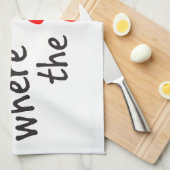 Homeは前部印刷の場所 キッチンタオル (四つ折り)