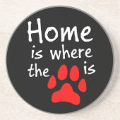 Homeは前部印刷の場所 コースター (正面)