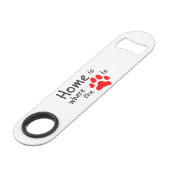 Homeは前部印刷の場所 スピード栓抜き (正面アングル)