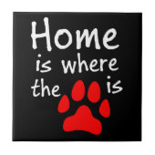 Homeは前部印刷の場所 タイル (正面)