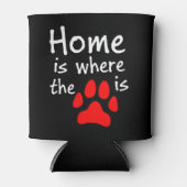 Homeは前部印刷の場所 缶クーラー (正面)