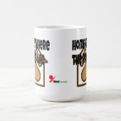 Homeは手がある場所 – ポープリントハウス コーヒーマグカップ (中央)