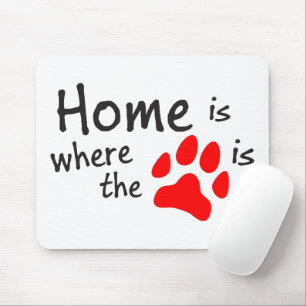 Homeは手の印刷がマウスパッドである場所 マウスパッド