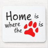 Homeは手の印刷がマウスパッドである場所 マウスパッド (正面)