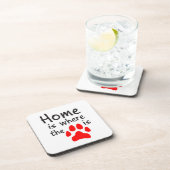 Homeは手の印刷がCoasterである場所 コースター (右側)