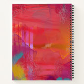 Homeは明るいミックスメディア ノートブック (裏面)