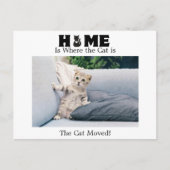 Homeは猫が動いている発表 ポストカード (正面)