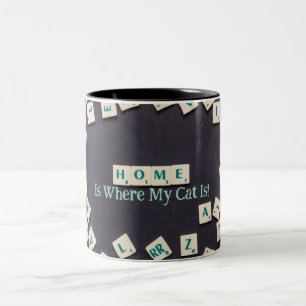 Homeは私の猫がいる場所 – Mug ツートーンマグカップ