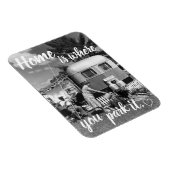 Homeは、Itヴィンテージ旅行トレーラーを駐車する場所 マグネット (右側)