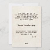 HomeはHappy Valentine's シーズンカード (裏面)