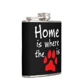 Homeはpaw printがスキットル フラスク (右)