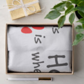 Homeはpaw printがティッシュペーパー 薄葉紙 (ギフト)