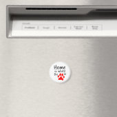 Homeはpaw printが冷蔵庫用マグネット マグネット (インサイチュ (食洗機))