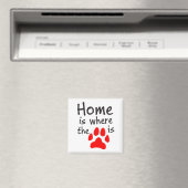 Homeはpaw printがSqaure Magnetである場所 マグネット (インサイチュ (食洗機))