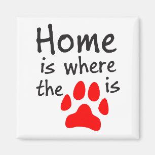Homeはpaw printがSqaure Magnetである場所 マグネット