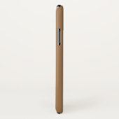 HomeはWhite Script Light Brown Case-Mate iPhoneケース (裏面/右)