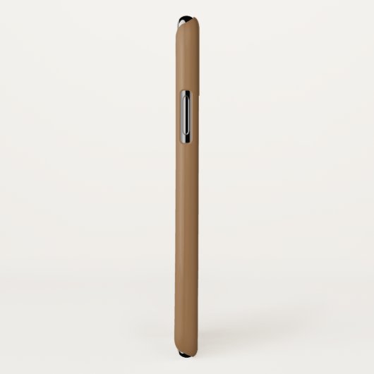 HomeはWhite Script Light Brown Case-Mate iPhoneケース (裏面/右)