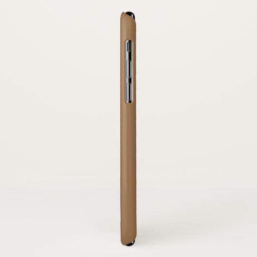 HomeはWhite Script Light Brown Case-Mate iPhoneケース (裏面/左)