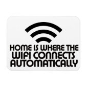 HomeはWifiが自動的に接続する場所 マグネット (横)