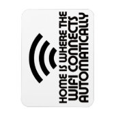 HomeはWifiが自動的に接続する場所 マグネット (縦)