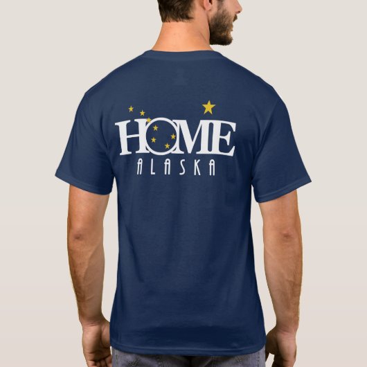 HOMEアラスカ(バックプリント) Tシャツ (裏面)