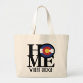HOMEウィートリッジコロラド ラージトートバッグ (正面)