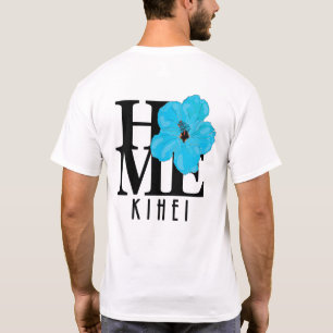 HOMEケハイハワイブルーハイビスカス Tシャツ