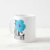HOMEセバスチャンフロリダ11ozブルーハイビスカス コーヒーマグカップ (正面左)
